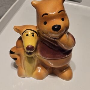 Winnie the Pooh and Tigger Ceramic Figurine Piggy Bank